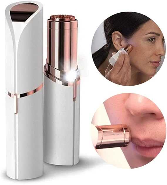 Portable Precision Electric Eyebrow Trimmer with Built-in LED Light